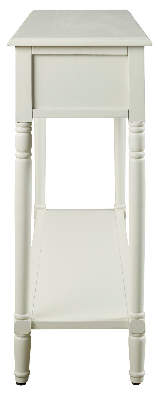 Keelan White Sofa Table