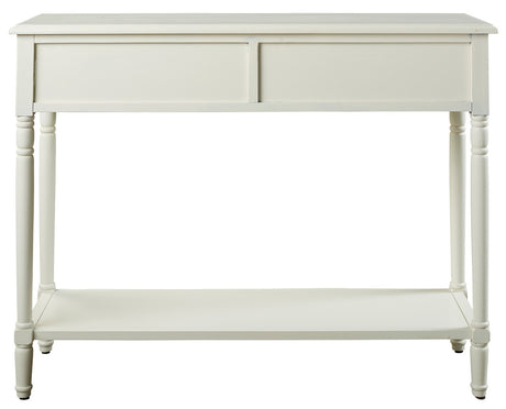 Keelan White Sofa Table