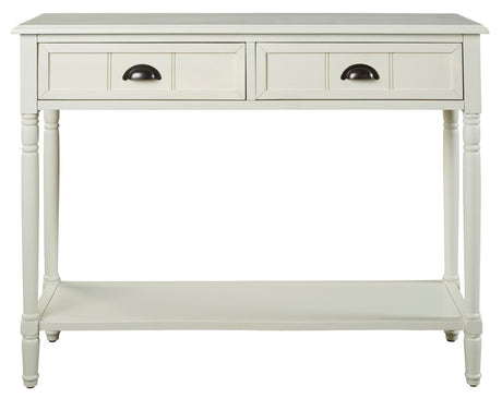 Keelan White Sofa Table
