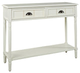 Keelan White Sofa Table
