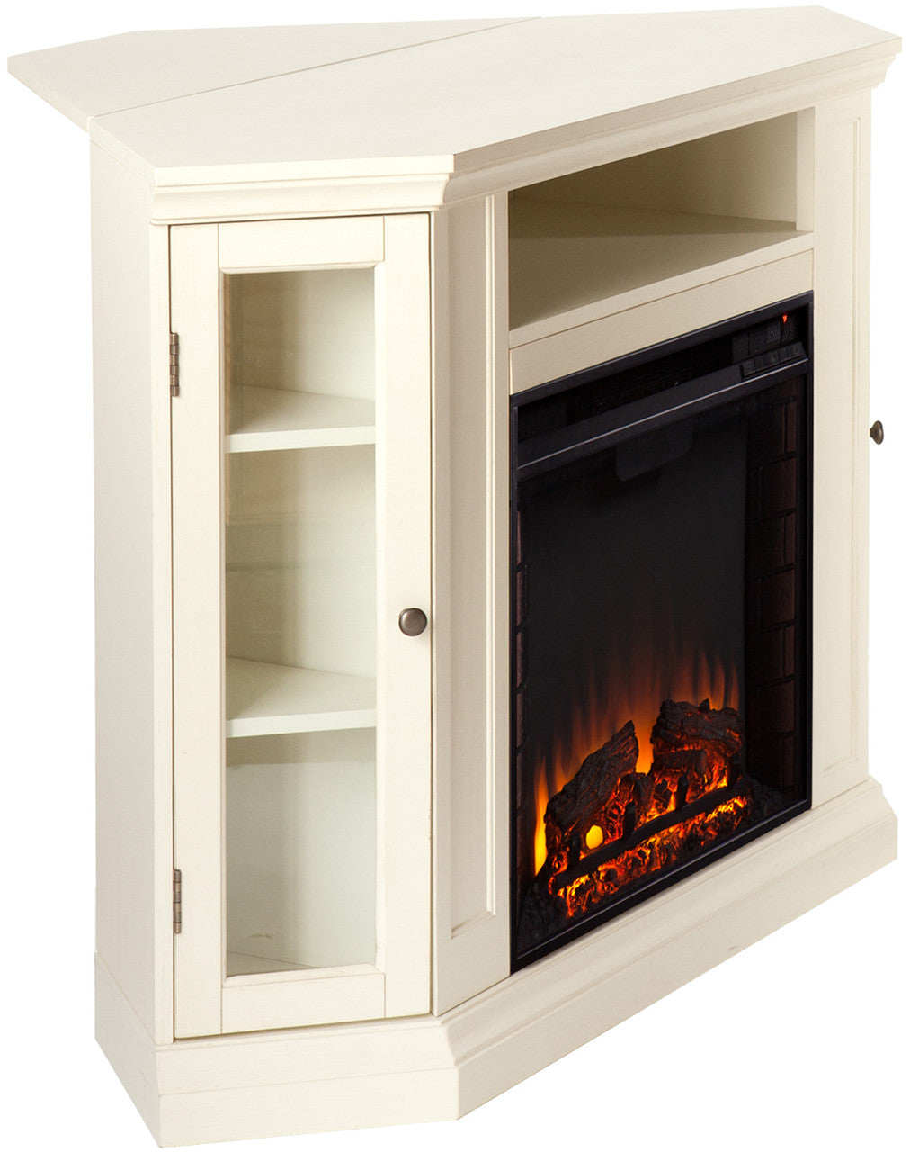 Kendall White 46" Fireplace