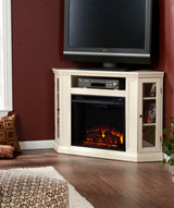 Kendall White 46" Fireplace