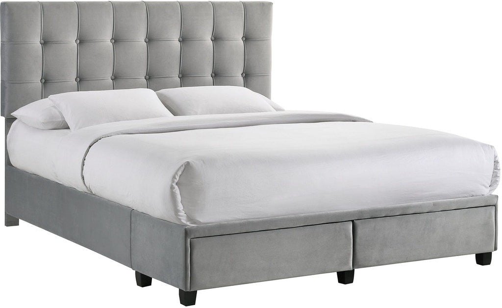 Kendall Gray Storage Bed