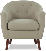 Keo Beige Beige Arm Chair
