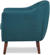 Keo Blue Beige Arm Chair