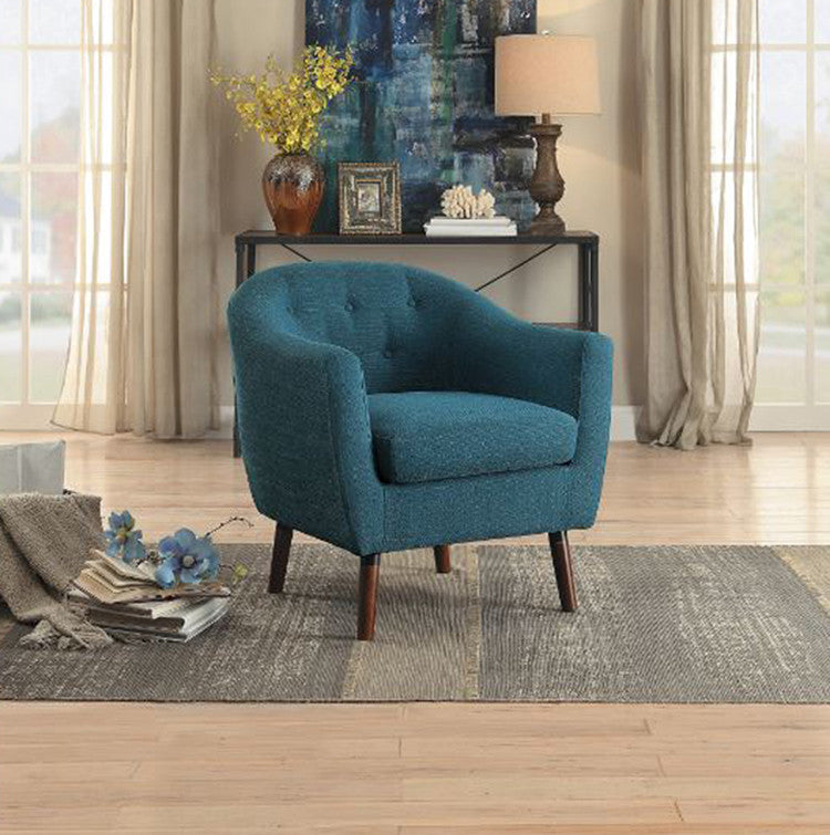 Keo Blue Beige Arm Chair