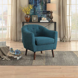Keo Blue Beige Arm Chair