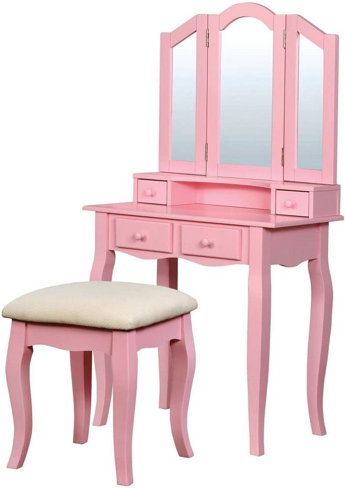 KEONA Pink 30" Wide Vanity with Stool