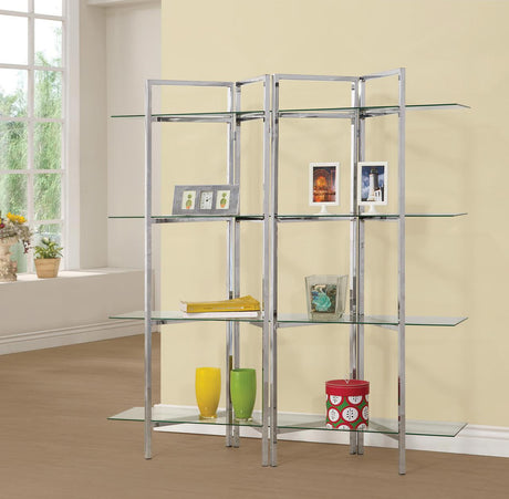 Kif 4 Shelves Metal Bookcase