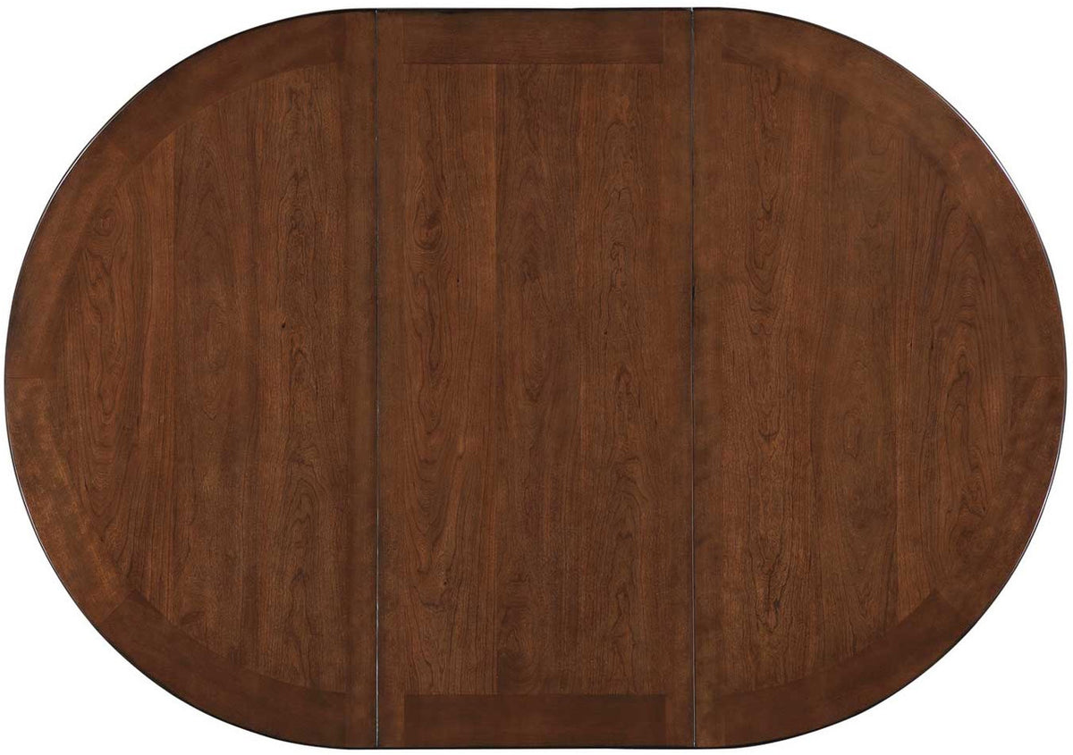 KILEEN Chestnut 60" Wide Storage Counter Table with Extension