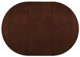 KILEEN Dark Brown 60" x 42" Storage Dining Table with Extension