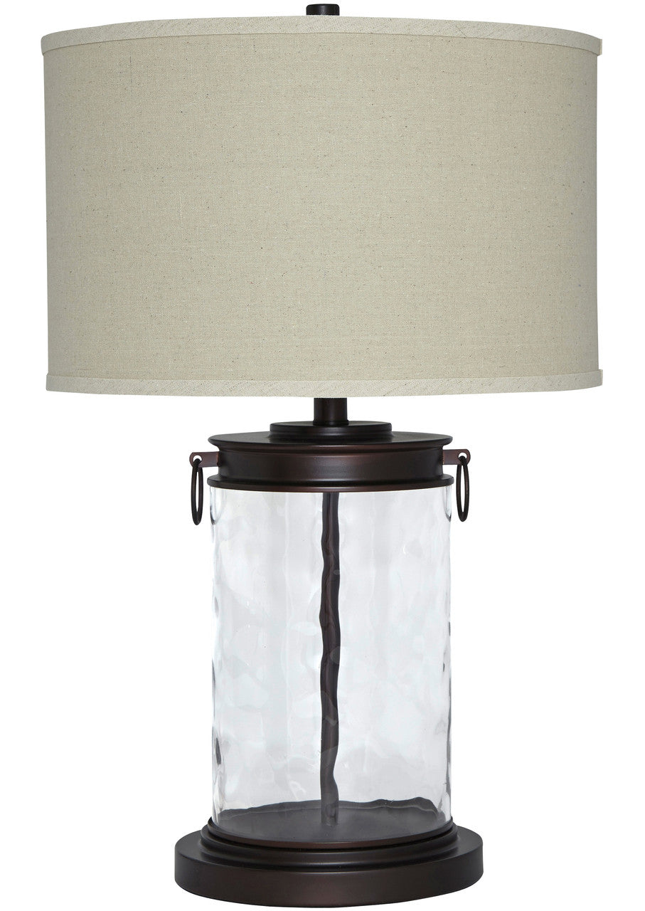 KOLET Bronze 16" x 25.5" Height Table Lamp