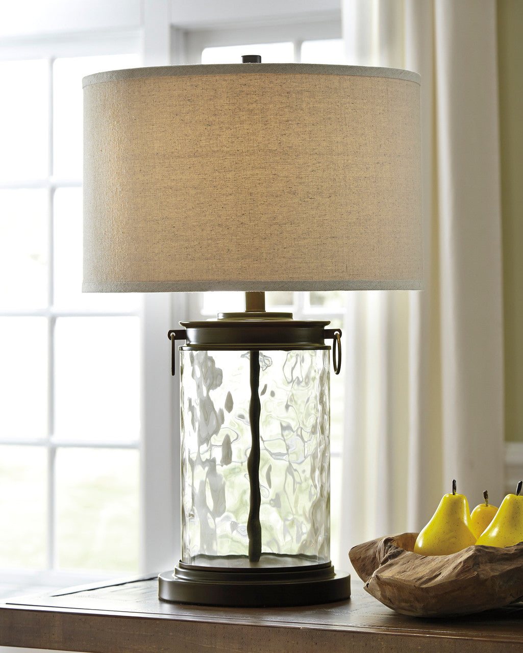 KOLET Bronze 16" x 25.5" Height Table Lamp