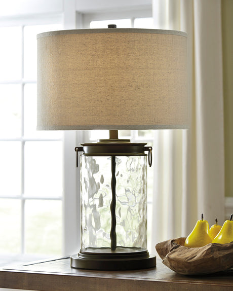 KOLET Bronze 16" x 25.5" Height Table Lamp
