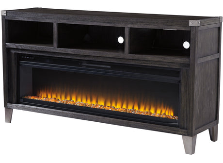 KREIMER 65" Wide x 36" Height TV Stand with Fireplace