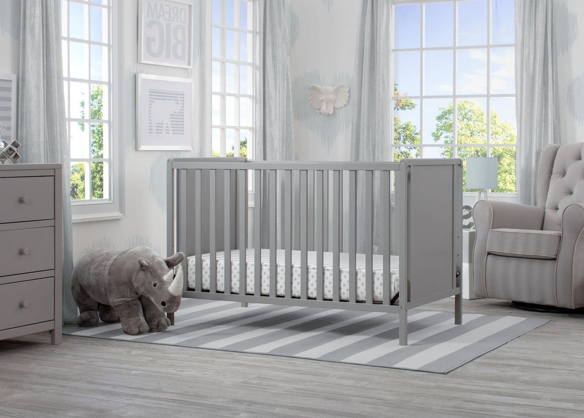KYLE Gray 4-in-1 Crib