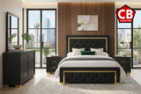 LACROIX Black Bedroom Set