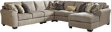LAGUNA HEIGHTS Taupe 135 x 130" Sectional