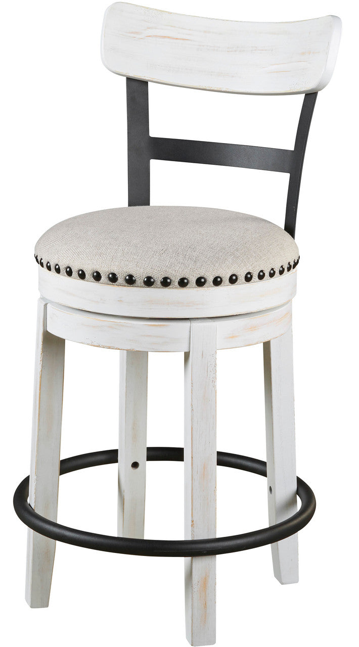 LAKESHORE White 19" Wide Counter Stool