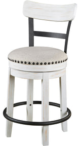 LAKESHORE White 19" Wide Counter Stool