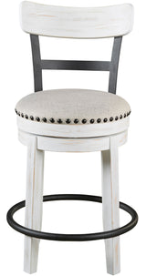 LAKESHORE White 19" Wide Counter Stool