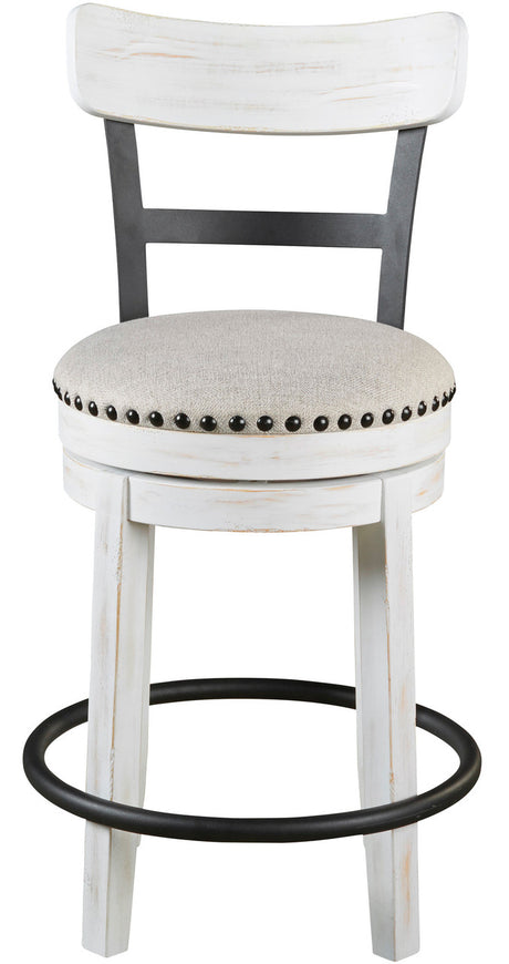 LAKESHORE White 19" Wide Counter Stool