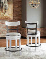 LAKESHORE White 19" Wide Counter Stool