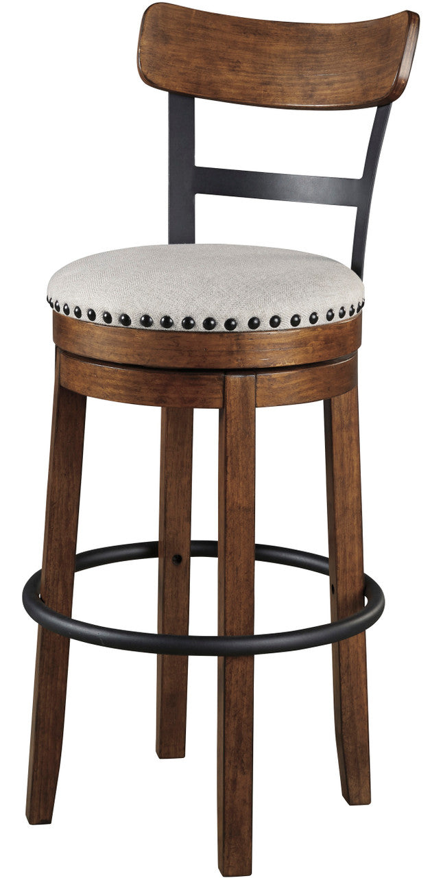 LAKESHORE Brown 20" Wide Barstool