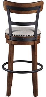 LAKESHORE Brown 20" Wide Barstool