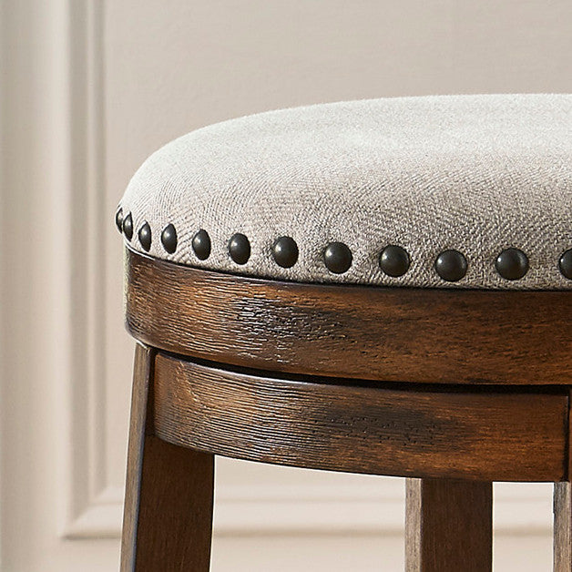 LAKESHORE Brown 20" Wide Barstool