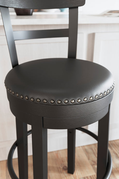 LAKESHORE Black 20" Wide Barstool