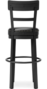 LAKESHORE Black 20" Wide Barstool