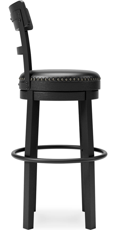 LAKESHORE Black 20" Wide Barstool