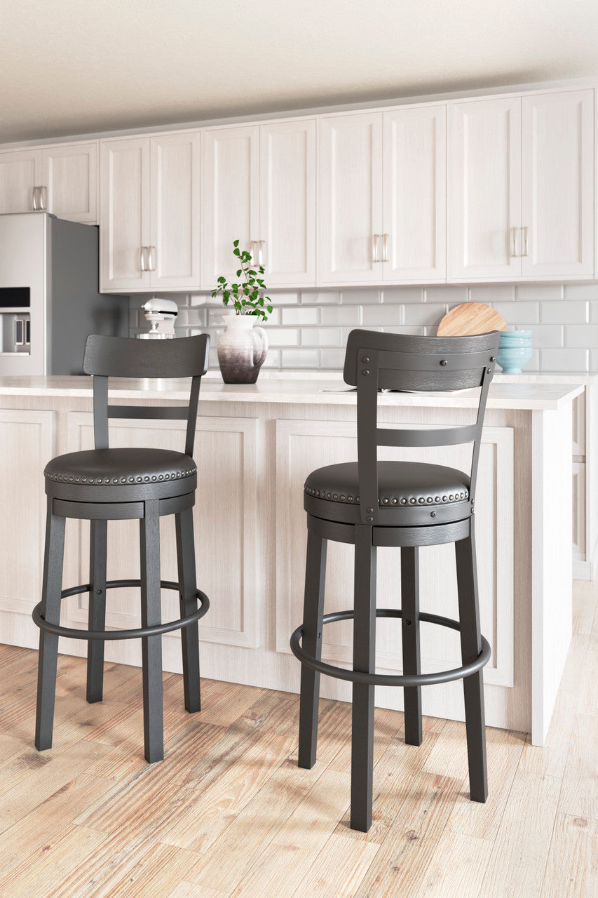 LAKESHORE Black 20" Wide Barstool