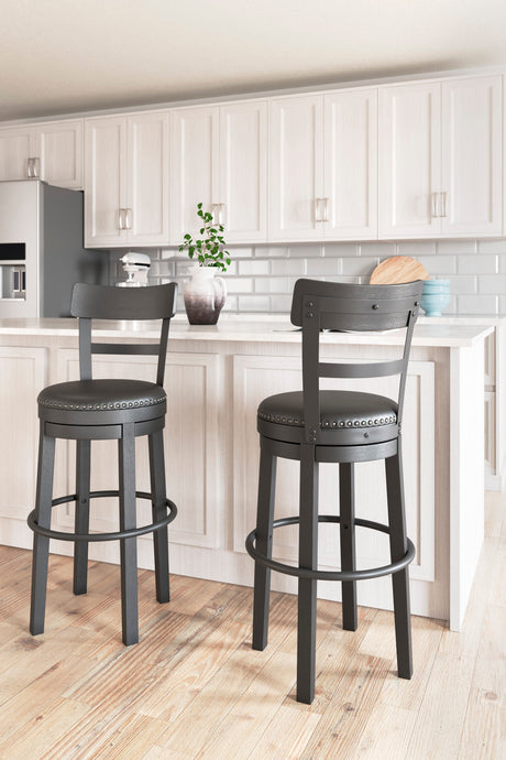 LAKESHORE Black 20" Wide Barstool