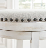 LAKESHORE White 20" Wide Barstool