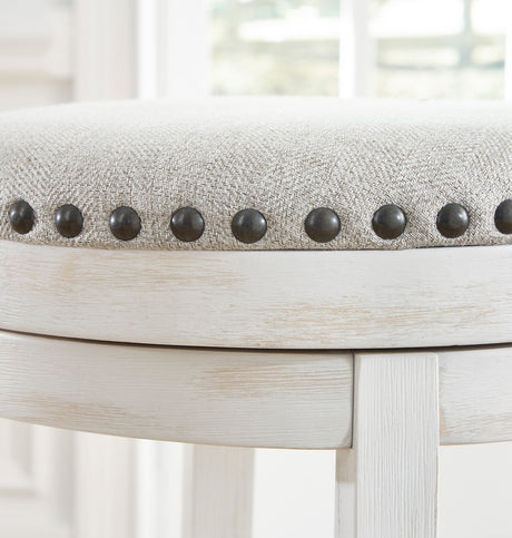 LAKESHORE White 19" Wide Counter Stool