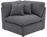 LAXMERE Dark Gray Performance Fabric 120" x 120" True Modular Sectional