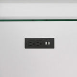 LEACREST White 63" Wide x 84" Height Vanity Set with LED's