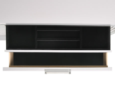 LEACREST White 67" Wide x 41" Height Dresser