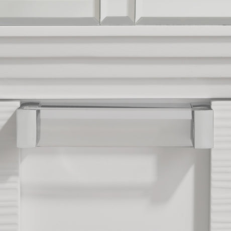 LEACREST White 67" Wide x 41" Height Dresser