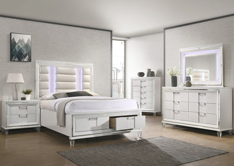 LEACREST White 67" Wide x 41" Height Dresser