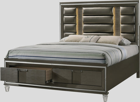 LEACREST Copper Storage Bedroom Set