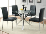 AMHURST Black 17" Wide Dining Chair
