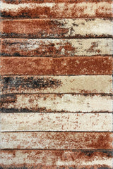 LEGION Rust Orange 5' x 8' Luxury Area Rug