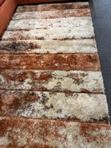 LEGION Rust Orange 5' x 8' Luxury Area Rug