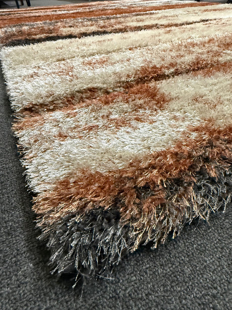 LEGION Rust Orange 5' x 8' Luxury Area Rug