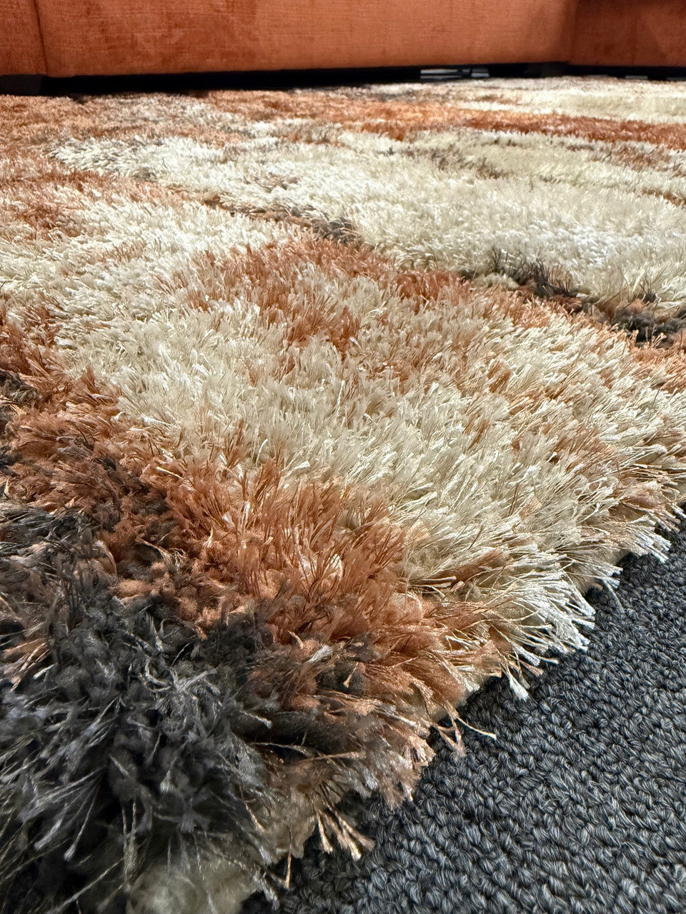 LEGION Rust Orange 5' x 8' Luxury Area Rug