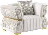 LEIKA Off-White Sofa & Loveseat