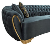 LEINA Green Velvet Sofa & Loveseat